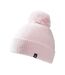 Bonnet Uni Motif/style Pompon Femme Rose Pâle Dare 2B-2