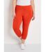 Legging court coton taille élastiquée-1