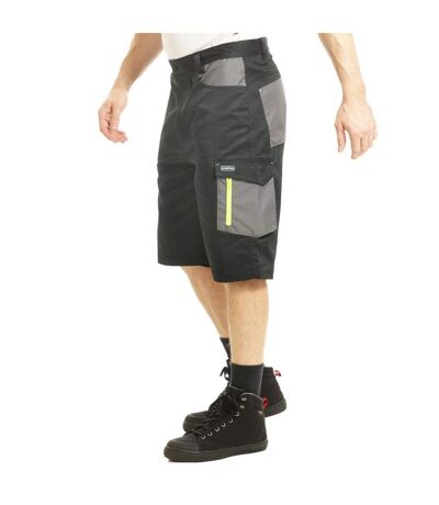 Short À Poches Homme Noir Gris Goodyear