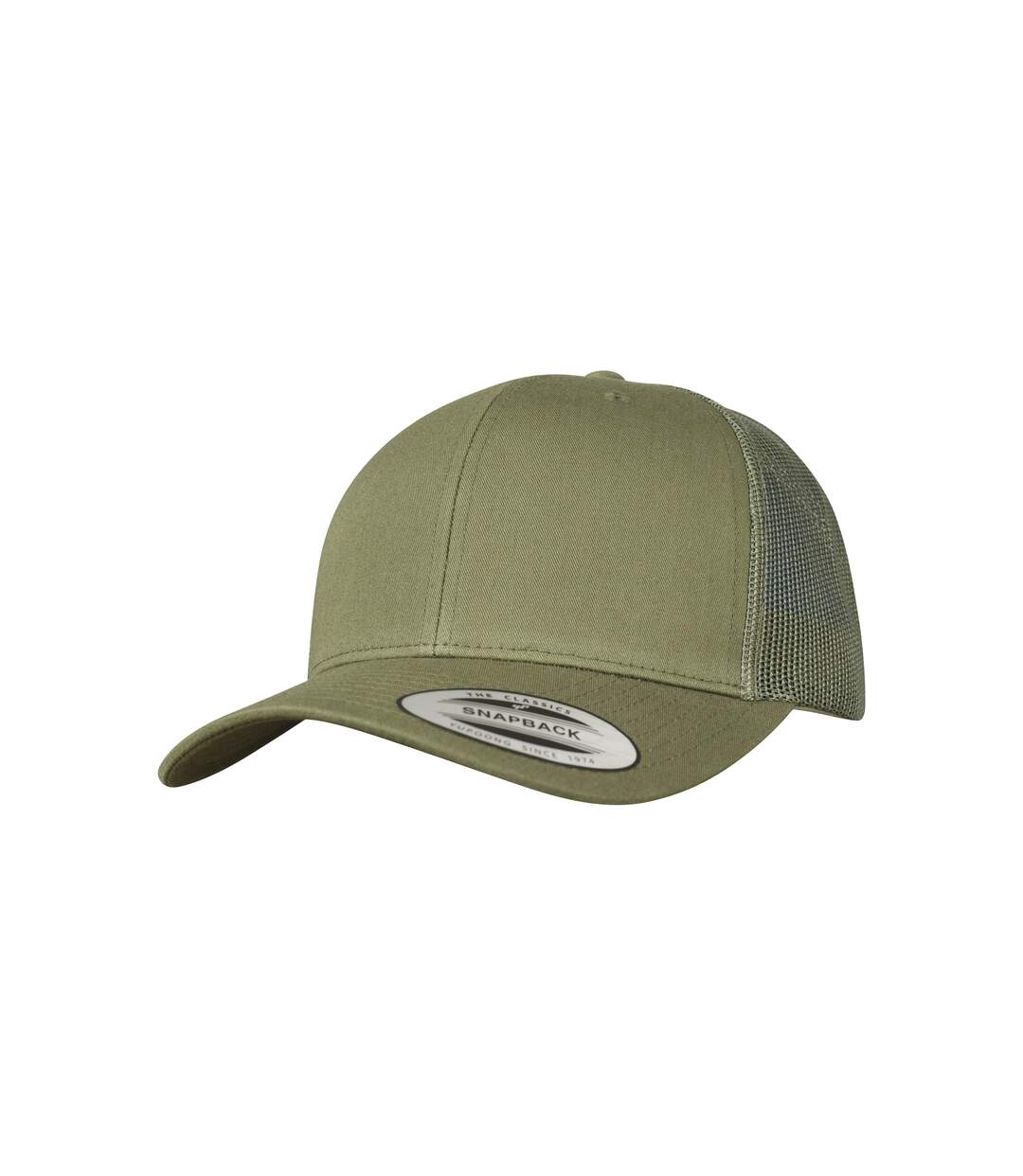 Casquette de routier retro adulte argent Flexfit-1