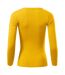 T-shirt Manches Longues Femme Jaune Malfini-2
