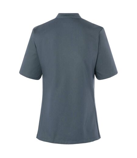 Womens/ladies Greta Chef Jacket Anthracite Karlowsky