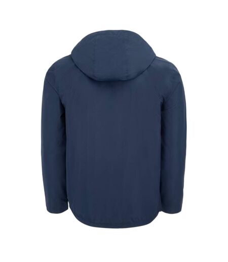 Mens Lightweight Hooded Jacket Navy Donnay