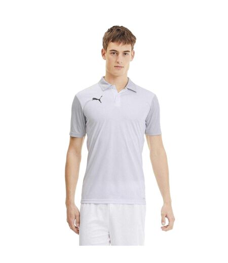 Mens Teamgoal 23 Sideline Polo Shirt White Grey Puma