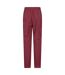 Womens/ladies Kenton Water Resistant Walking Trousers Burgundy Mountain Warehouse-3