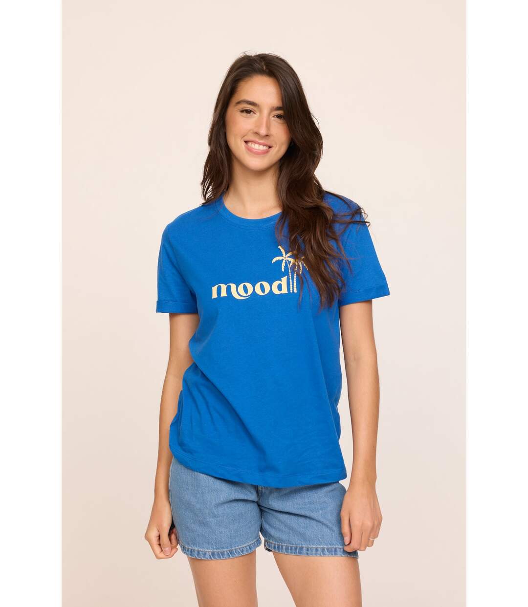 T-shirt ACOBO Bleu roi-2