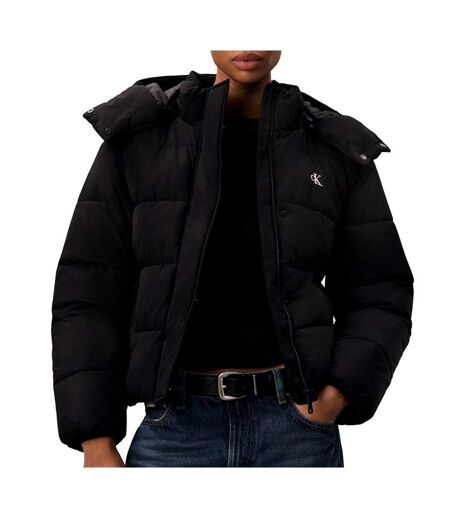 Doudoune noir femme calvin klein jeans matte