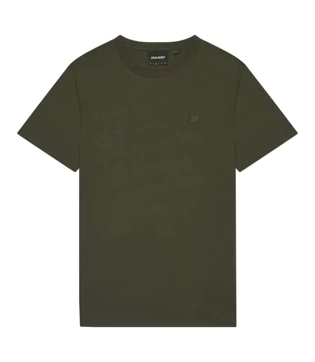 T-shirt Motif/style Aigle Tonal Homme Vert Lyle & Scott