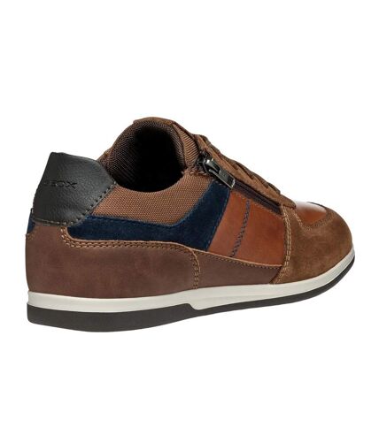 Baskets u renan b homme marron / bleu marine Geox