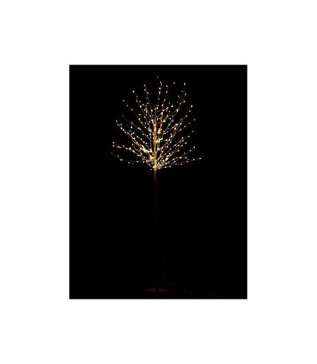 Paris Prix - Plante Artificielle Déco Led arbre Nu 180cm Noir