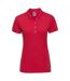 Polo femme rouge classique Russell