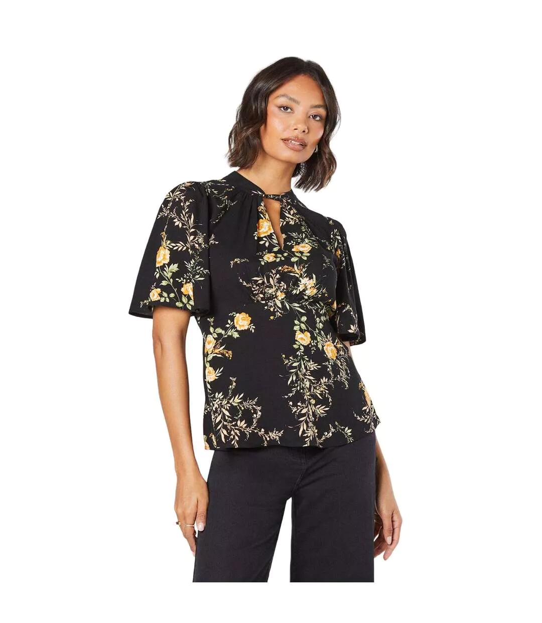 Blouse femme noir Dorothy Perkins-1
