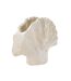 Vase en Céramique Perly 27cm Blanc-2