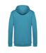 Mens hoodie hawaiian blue B&C