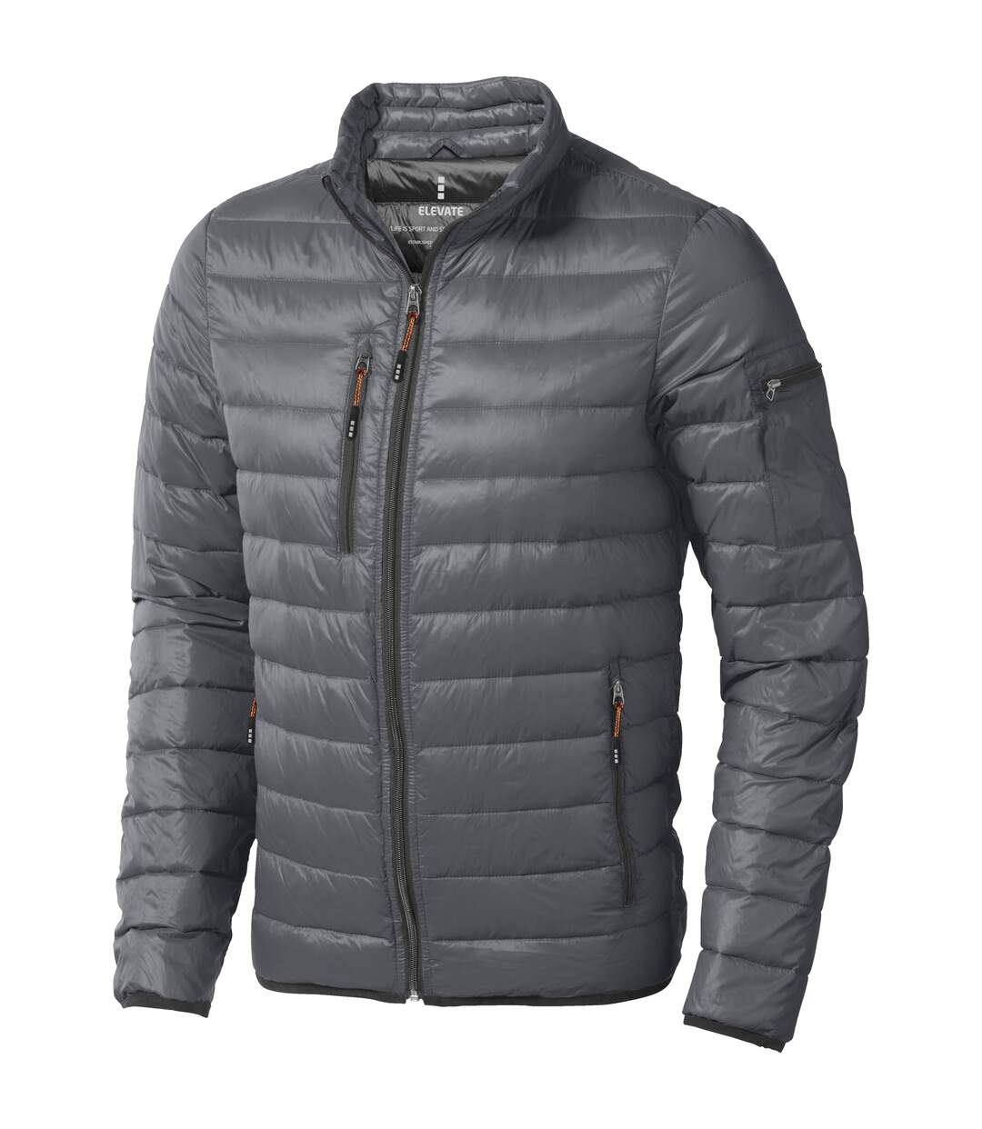 Elevate Mens Scotia Light Down Jacket (Steel Grey) - UTPF1901