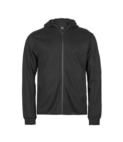 Mens Athletic Full Zip Hoodie Black Tee Jays