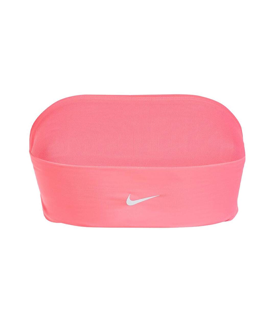 Haut de maillot de bain Rose Fluo Femme Nike Bandeau Bikini Top - L-2