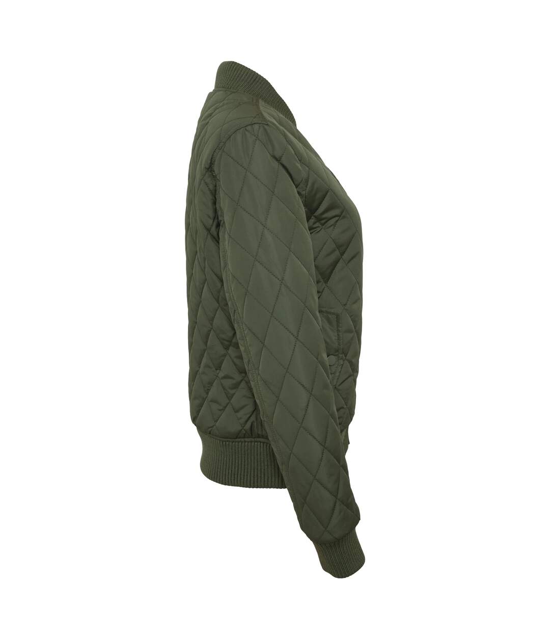 Doudoune Motif/style Losange Femme Olive Urban Classics-3