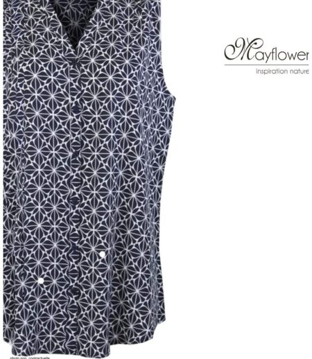 MAYFLOWER VOILOU1 Chemisier sans manches – La légèreté de la viscose pour un look estival chic