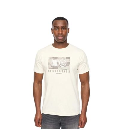 T-shirt chamchee homme blanc cassé Duck and Cover