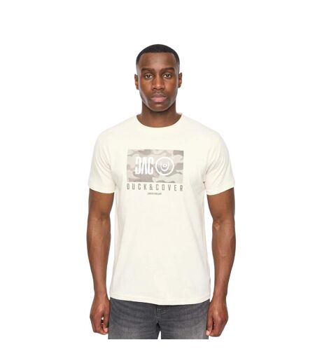 T-shirt chamchee homme blanc cassé Duck and Cover