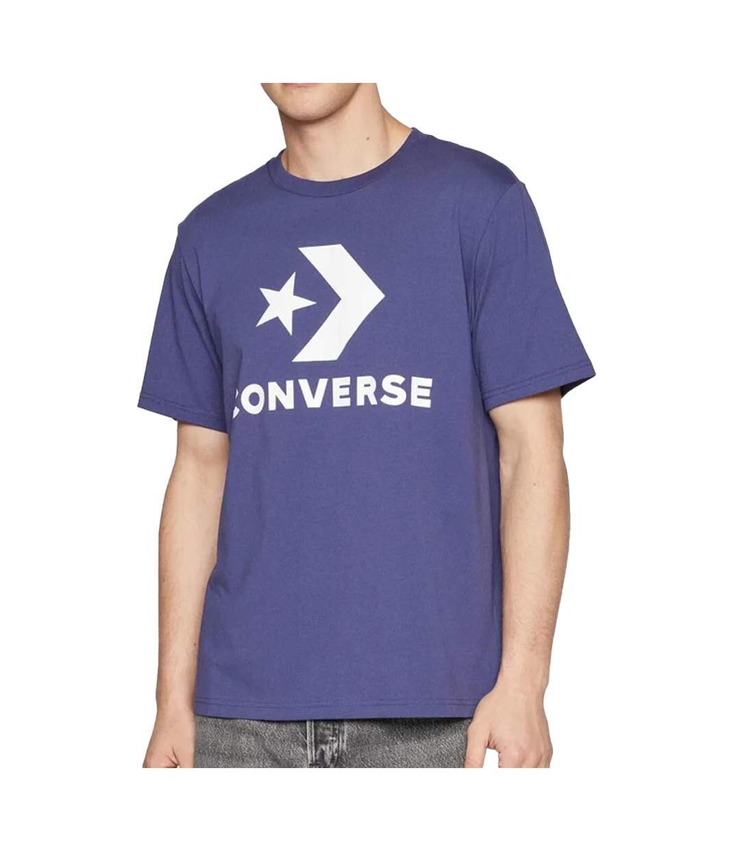 T-shirt Violet Homme Converse Star Chevron - L-1