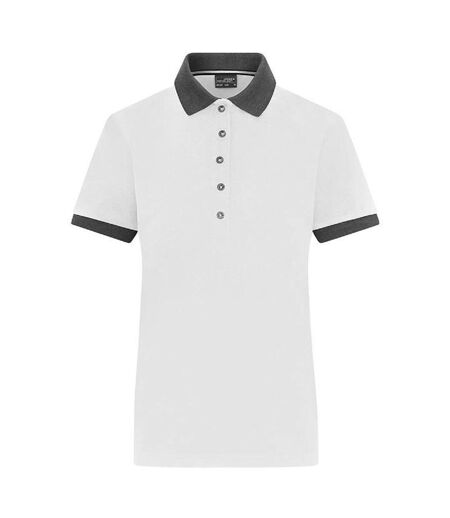 Polo manches courtes - Femme - JN1303 - blanc