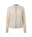 Womens/ladies Full Zip Cardigan Whitecap Grey Marl Biba-2