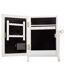 Armoire à Bijoux Design Led 36cm Blanc-2