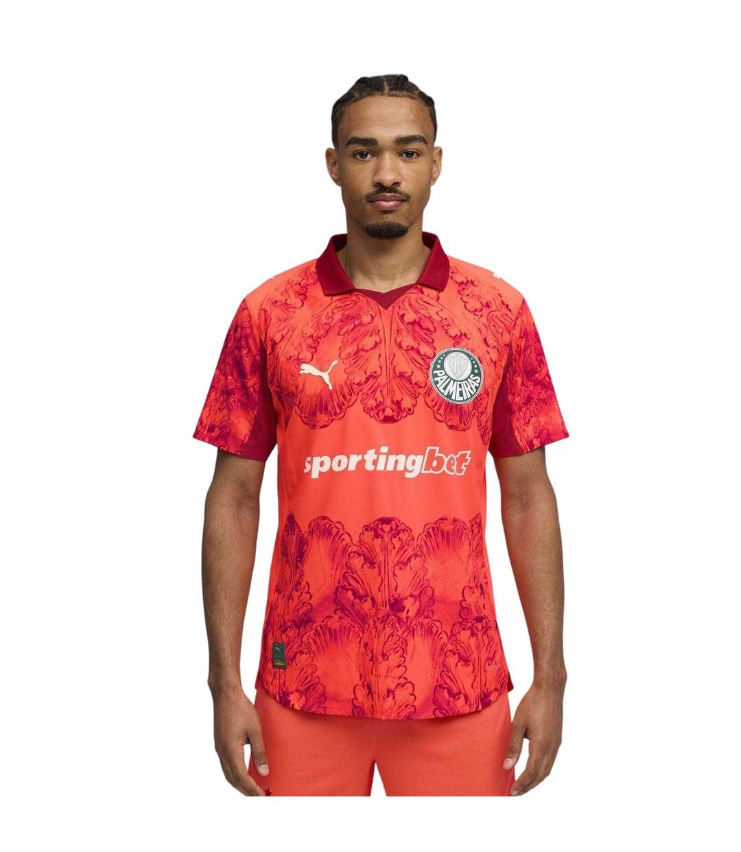 Maillot De Gardien De But Motif/style Puma 25/26 Homme Rouge Vif SE Palmeiras-1
