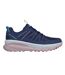 Baskets Motif/style Superposées Femme Bleu Marine Skechers-3