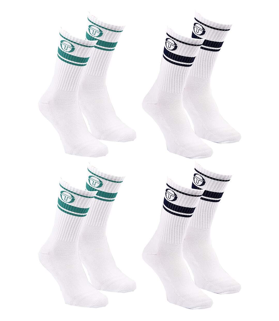 Chaussettes TENNIS SERGIO TACCHINI PREMIUM 2487 CREW B-2