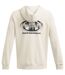 Mens Rival Raglan Drawstring Hoodie White Under Armour-2