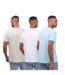 Pack Of 3  Mens Asuka T-shirt  Multicoloured Nicce-2