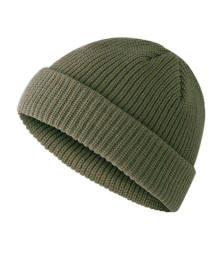 Fisherman Mini Recycled Beanie Vert Kaki Beechfield