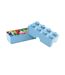 Boîte à repas 6 cm x 20 cm x 10 cm bleu clair Lego