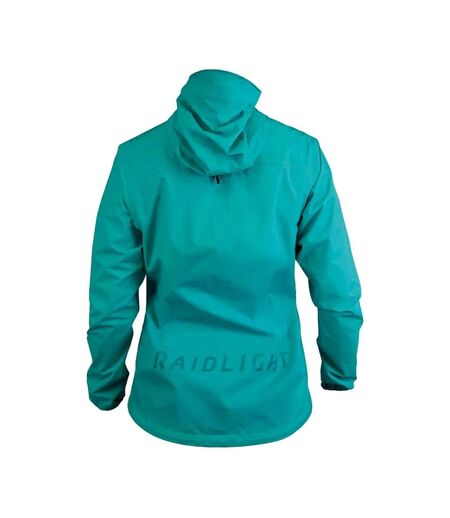 Veste coupe vent turquoise femme raidlight extreme mp+