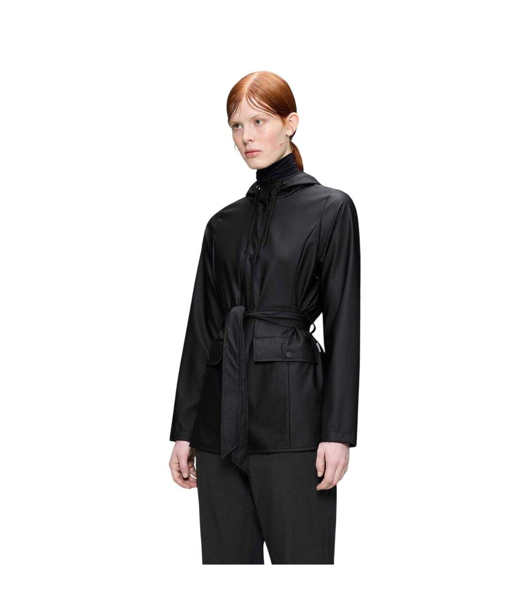Veste Imperméable Curve Femme Noir Rains-4