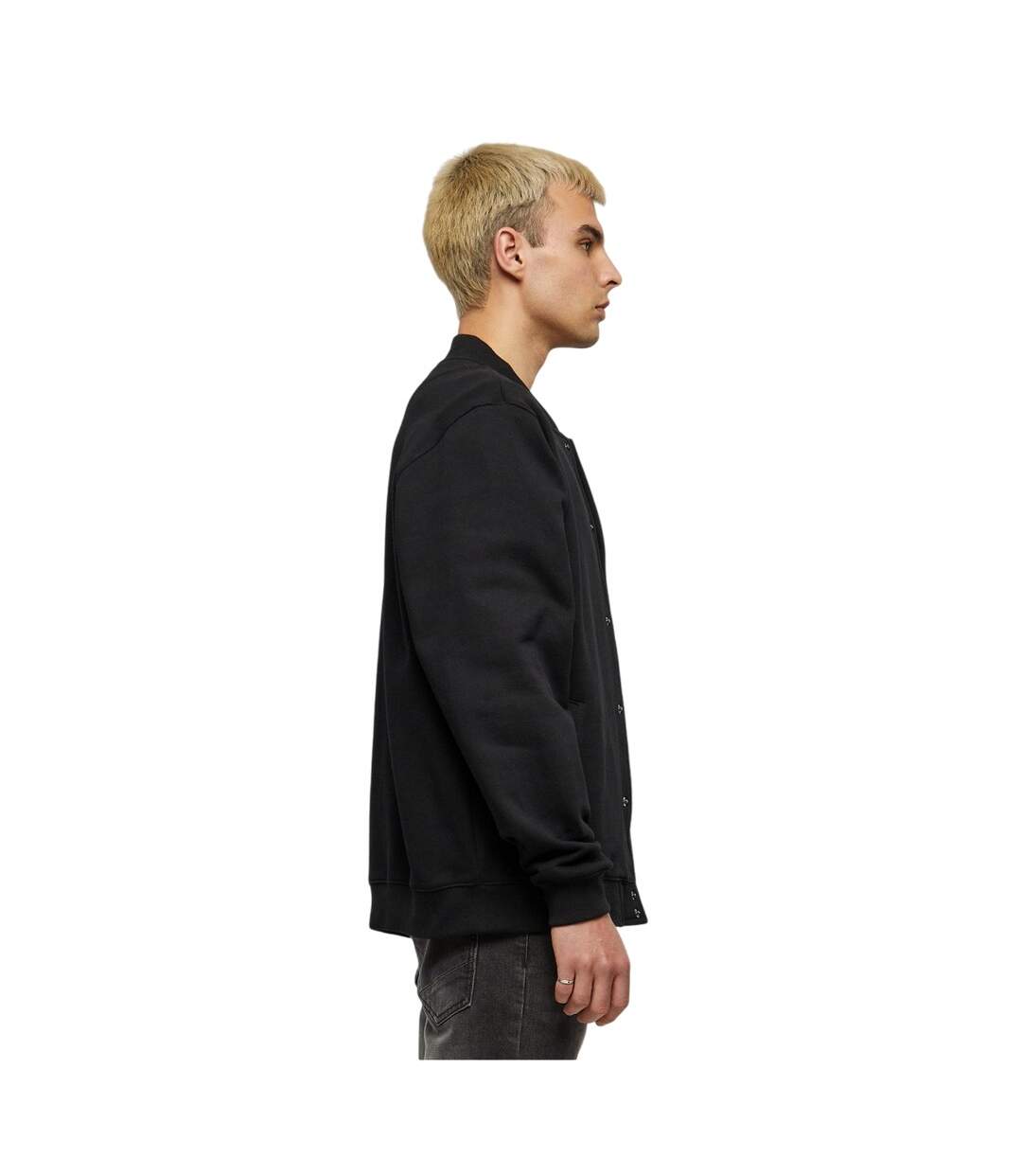 Veste De Ville Tonale De Poids Lourd Pour Hommes Noir Build Your Brand-4