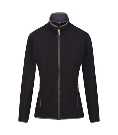 Veste polaire kinwood femme noir / gris phoque Regatta