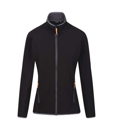 Veste polaire kinwood femme noir / gris phoque Regatta
