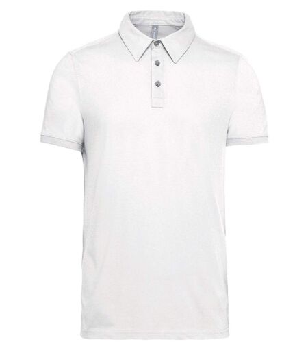 Polo jersey manches courtes - Homme - K262 - blanc