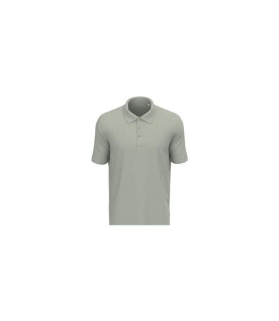 Stars Mens Harper Cotton Polo Soft Grey Stedman