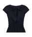 Robe Mi-longue Mancherons Motif/style Nœud Femme Noir Emporio Armani EA7-2