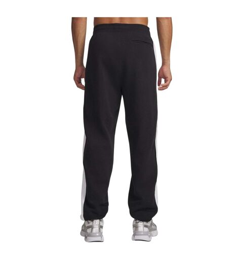Mens Rival Fleece Joggers Black White Under Armour