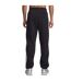 Mens Rival Fleece Joggers Black White Under Armour-3
