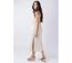 Robe longue sans manches CHARLINE unie beige Coton Du Monde-3