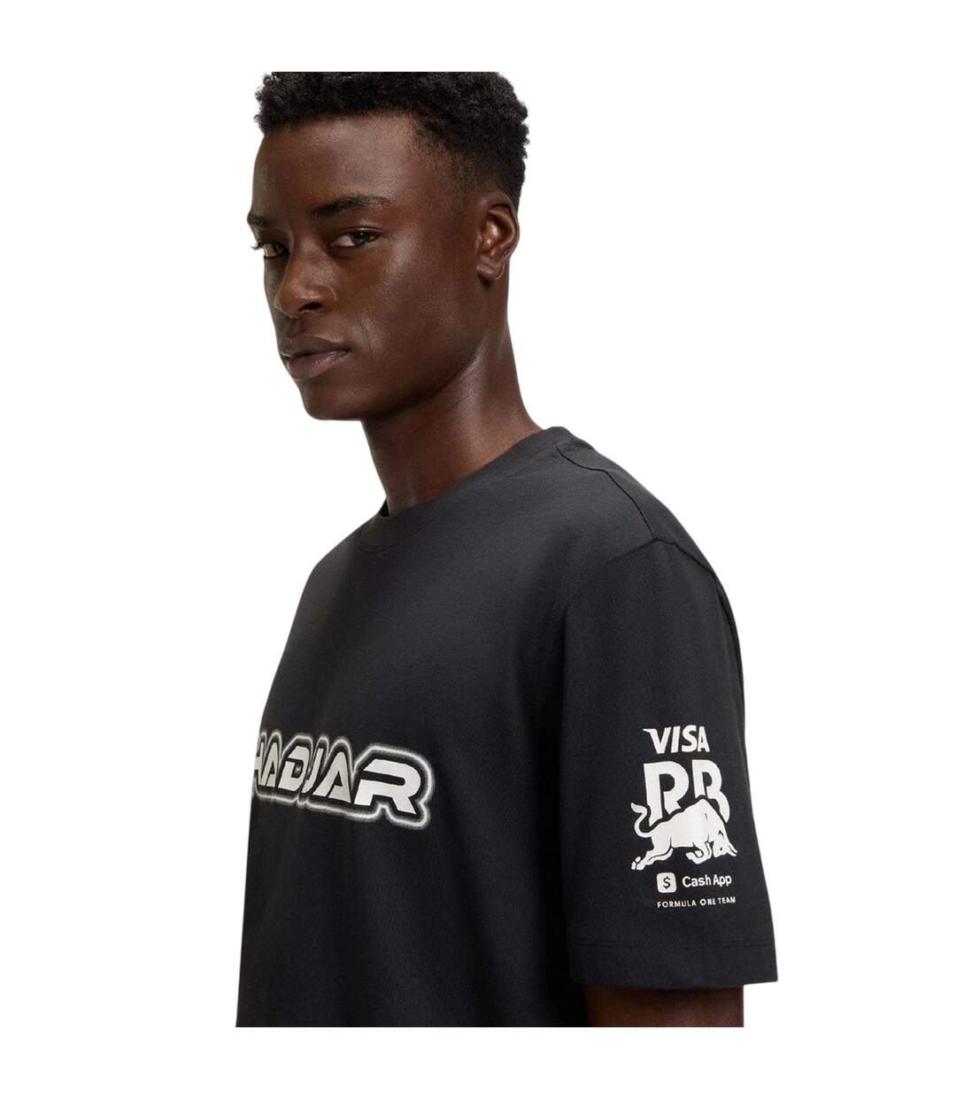 T-shirt Homme Noir Hugo-4