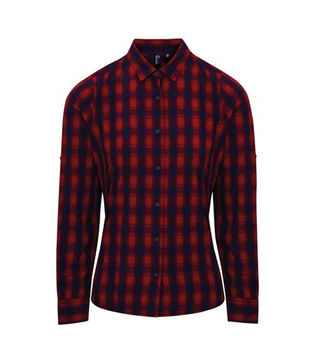 Chemisier Mulligan Femme Rouge Bleu Marine Premier