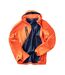 Veste Softshell Décontracté Motif/style Imprimé Homme Orange Bleu Marine Result Recycled-4